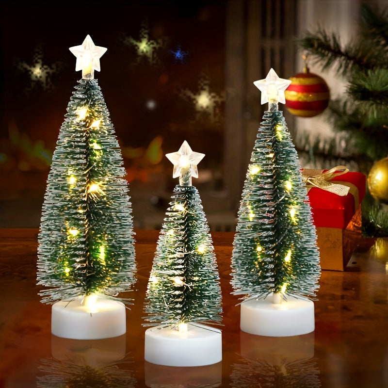 L&B® Frosted Glow Kerstboomset (3 stuks)
