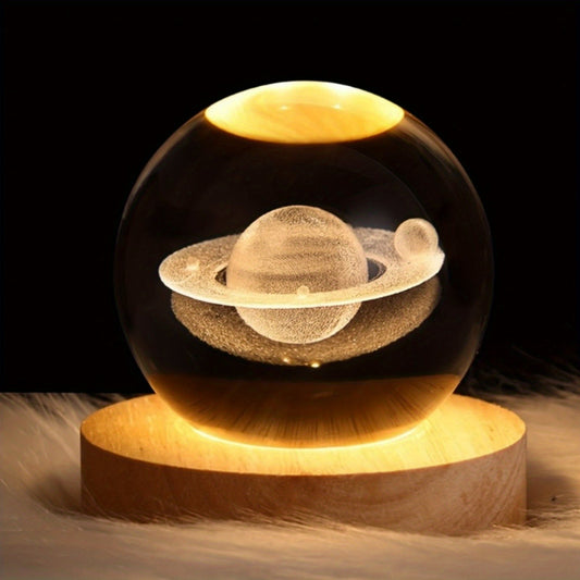 L&B® - Crystal Planet Night Light