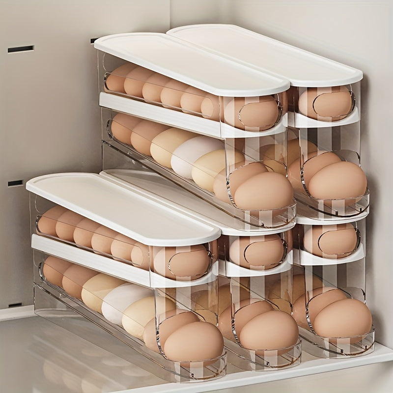 L&B® - 2 Tier Rolling Egg Organizer