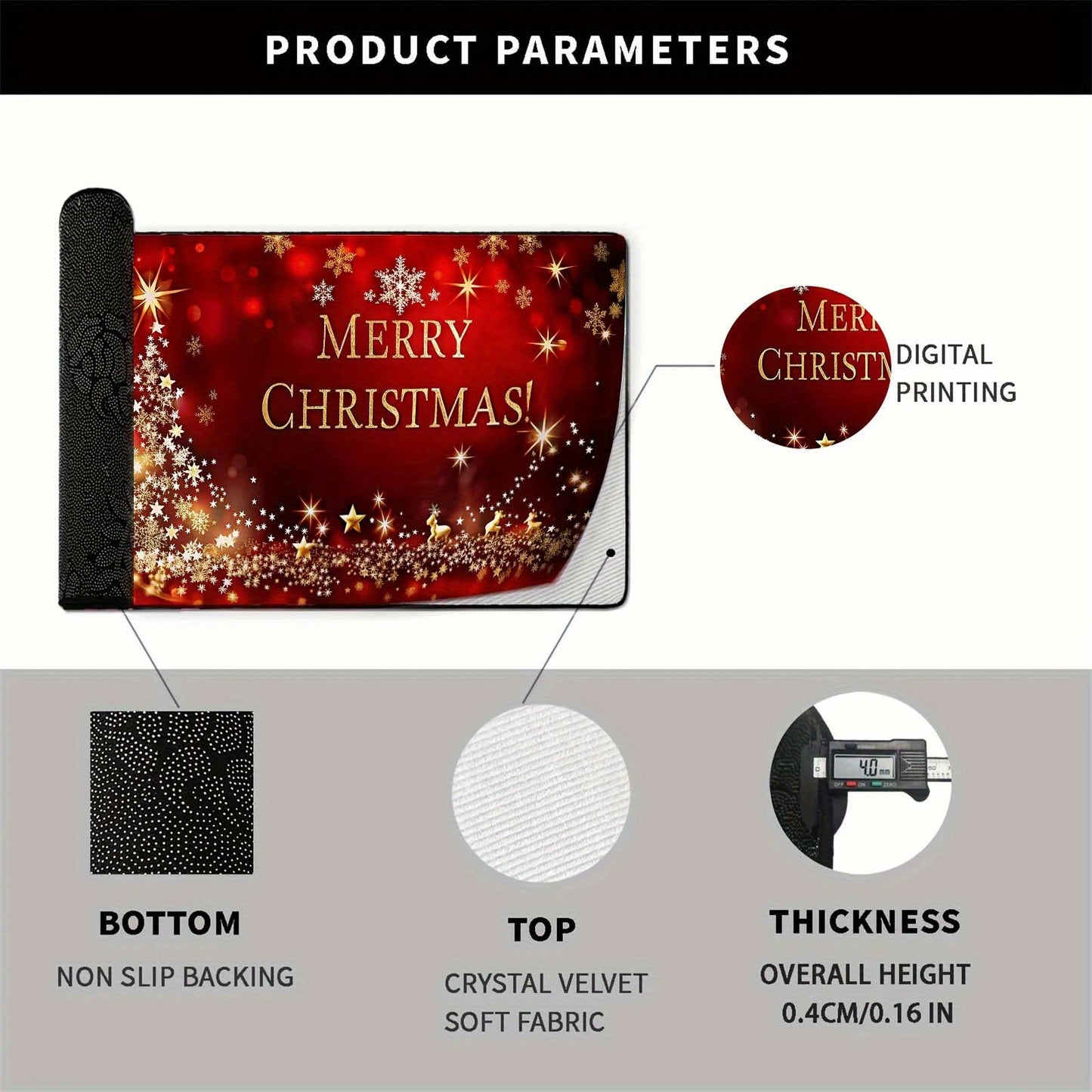 L&B® Festive Welcome Doormat