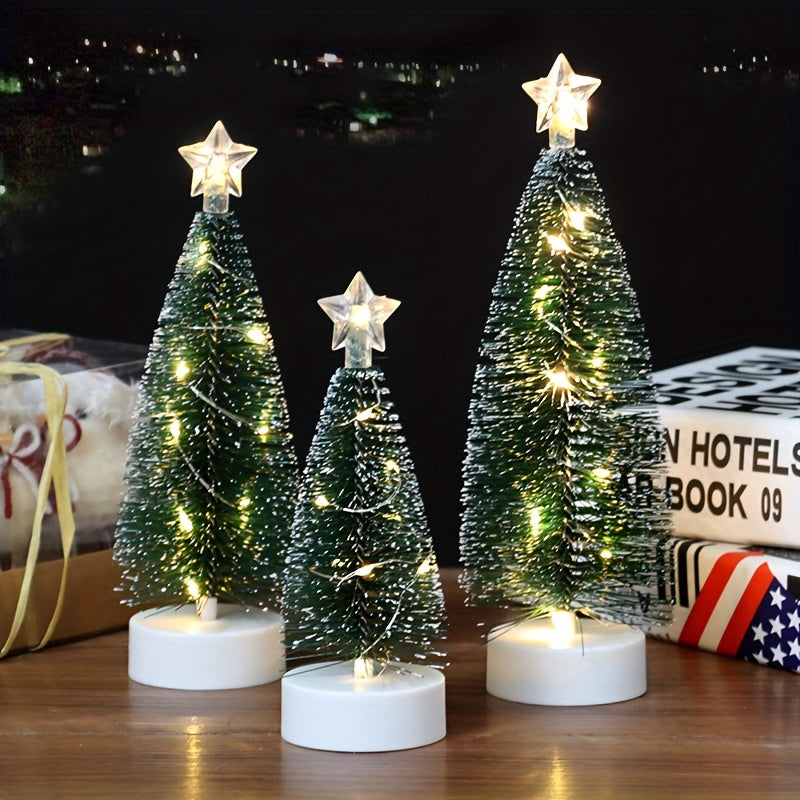 L&B® Frosted Glow Kerstboomset (3 stuks)
