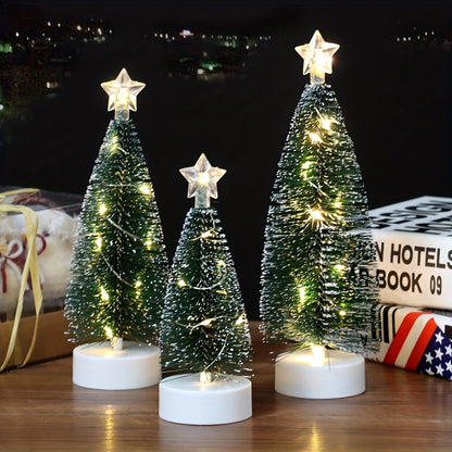 L&B® Frosted Glow Kerstboomset (3 stuks)