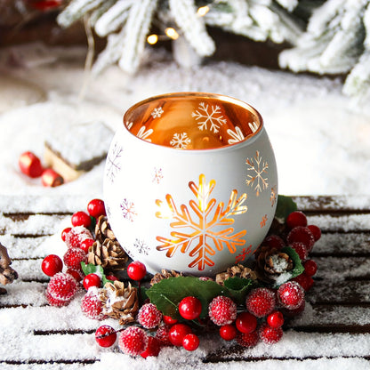 L&B® Snowflake Candle Holders
