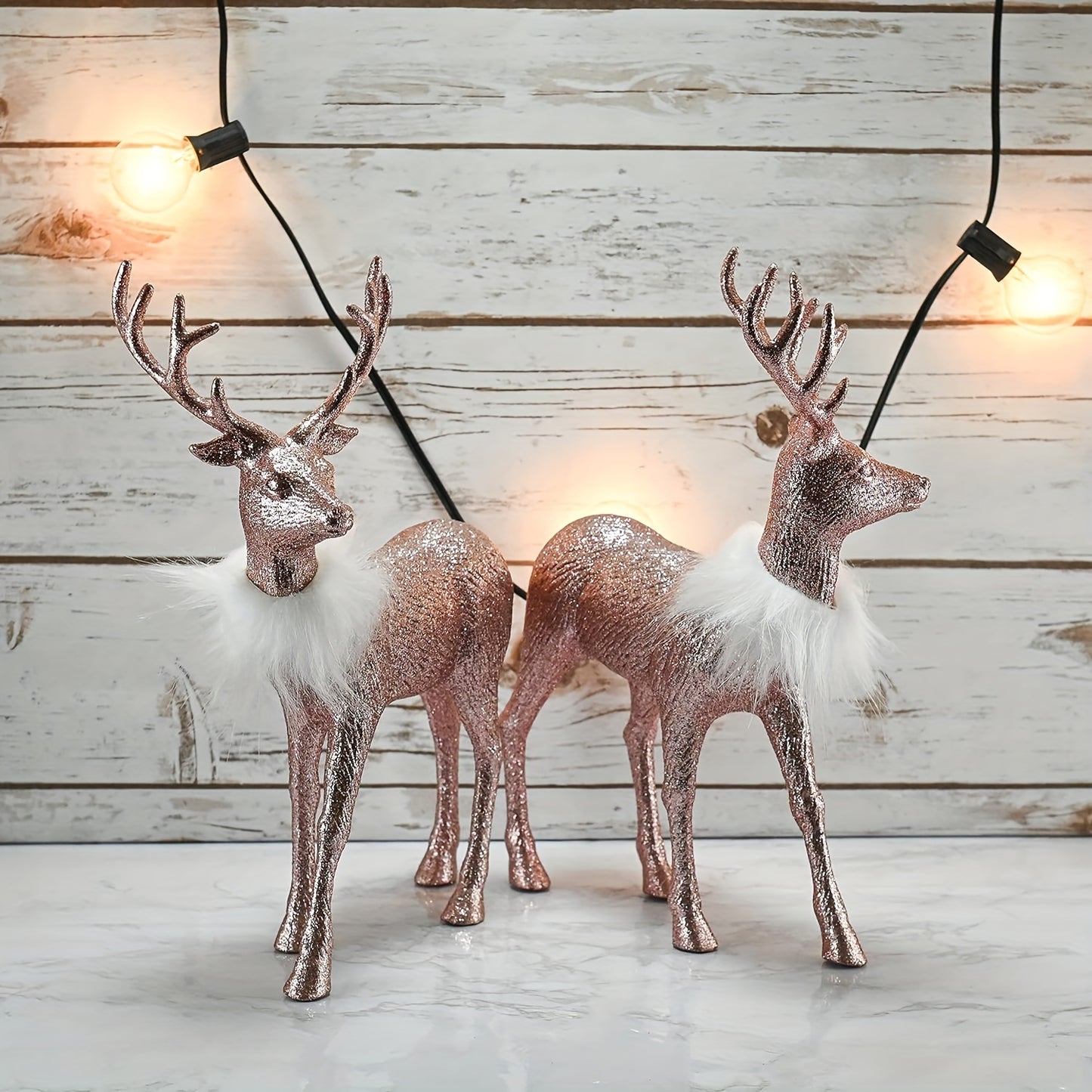 L&B® Christmas Reindeer Ornament Set (2 pcs, 12-inch)