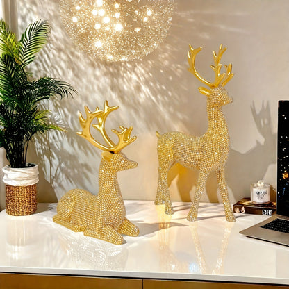 L&B® Golden Reindeer Duo