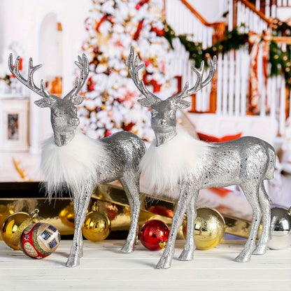 L&B® Christmas Reindeer Ornament Set (2 pcs, 12-inch)