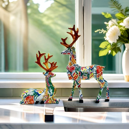L&B® Mosaic Reindeer Duo
