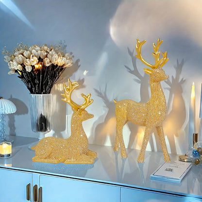 L&B® Golden Reindeer Duo