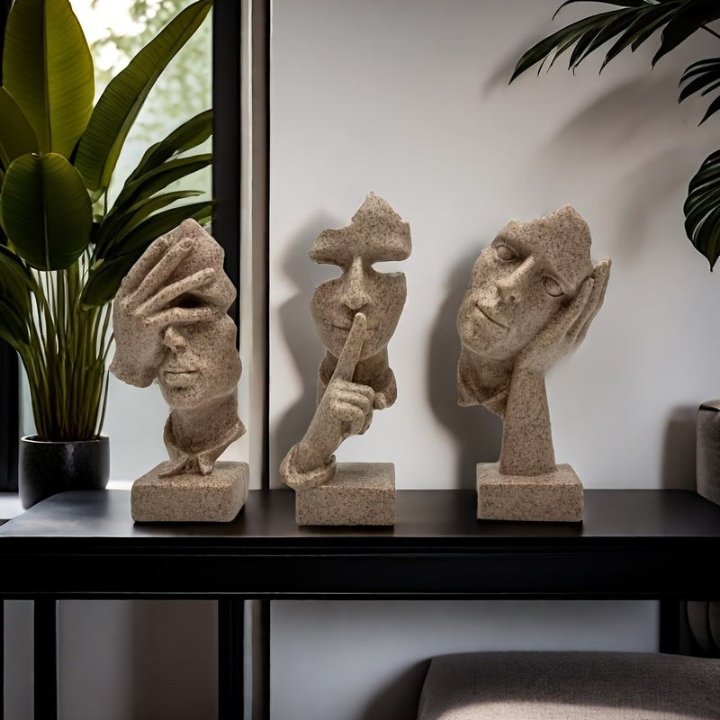 L&B® Abstracte Masker Sculptuurset