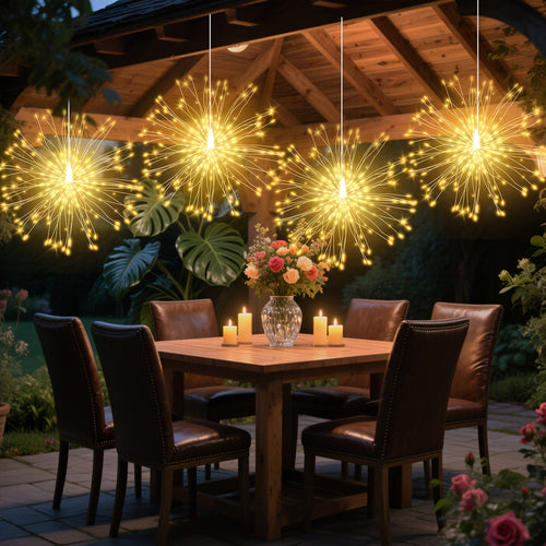 L&B® Firework Fairy Lights – 4-Pack