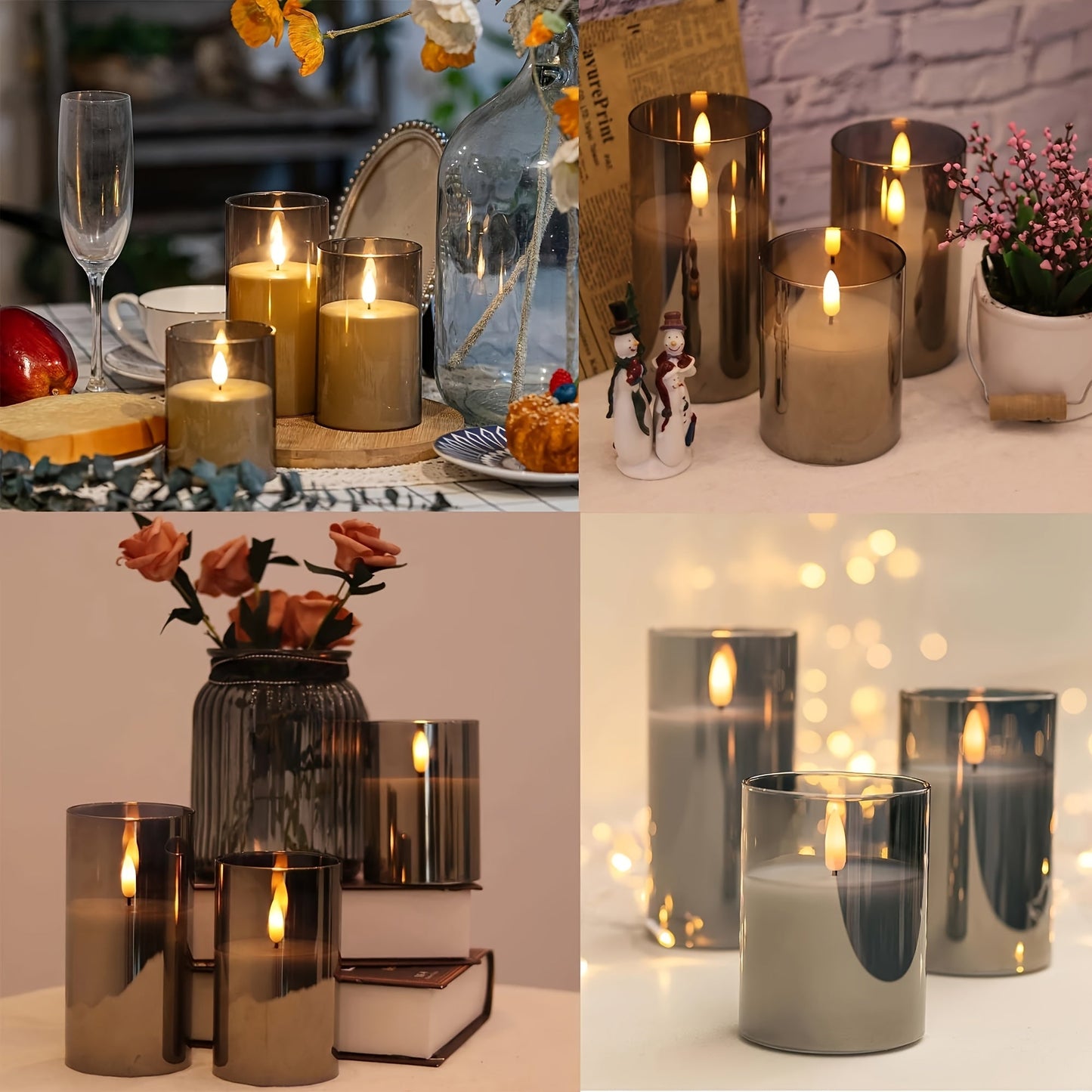 L&B® -  Flameless Candle Set with Remote