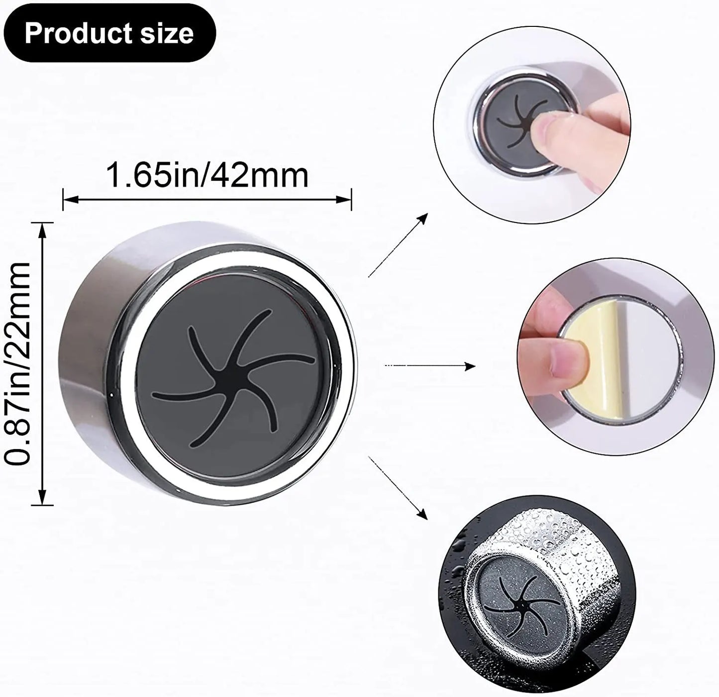 L&B®- 3 stuks zelfklevende wandhaken