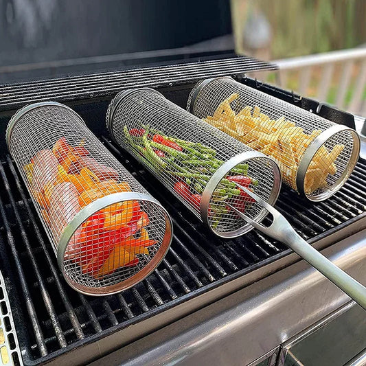 L&B® - RVS BBQ-grillmand