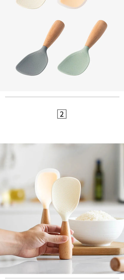 L&B® - Siliconen antiaanbak kooklepel