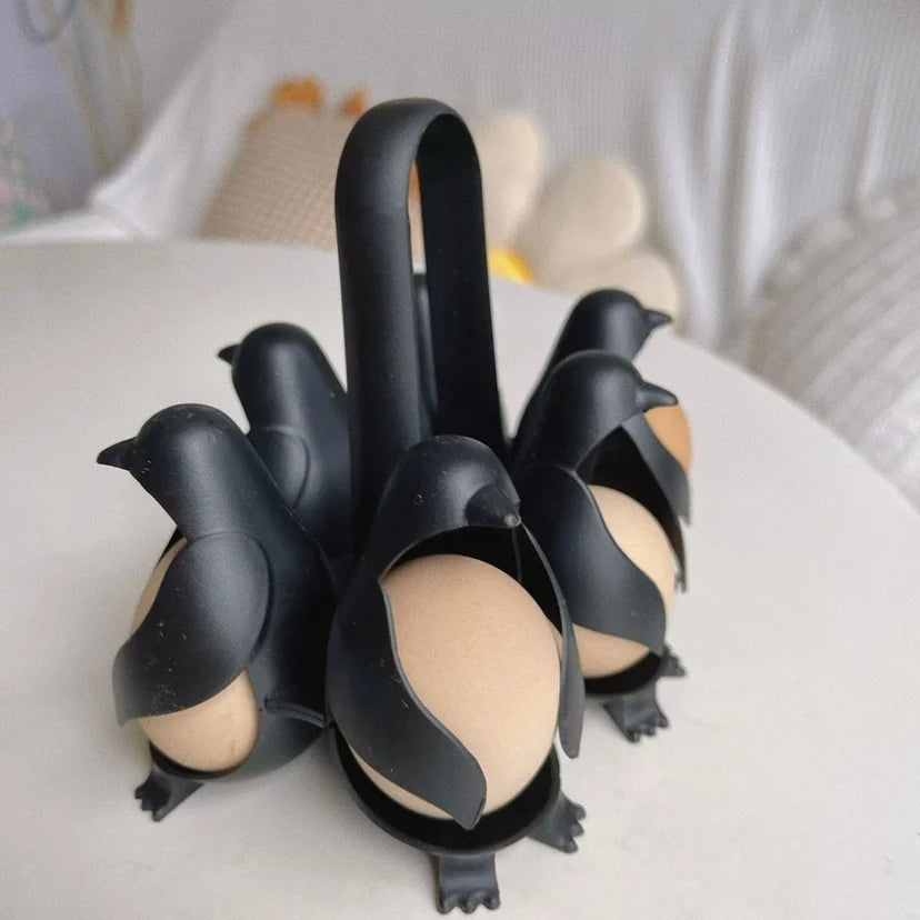 L&B® – Eierkocher im Pinguin-Design (für 6 Eier)