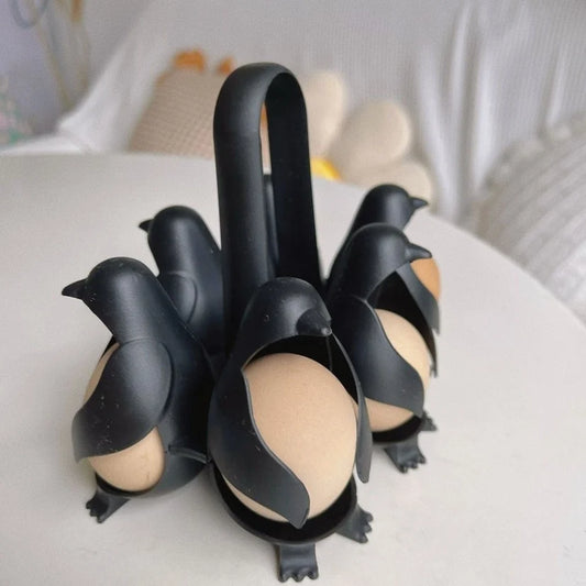 L&B® – Eierkocher im Pinguin-Design (für 6 Eier)