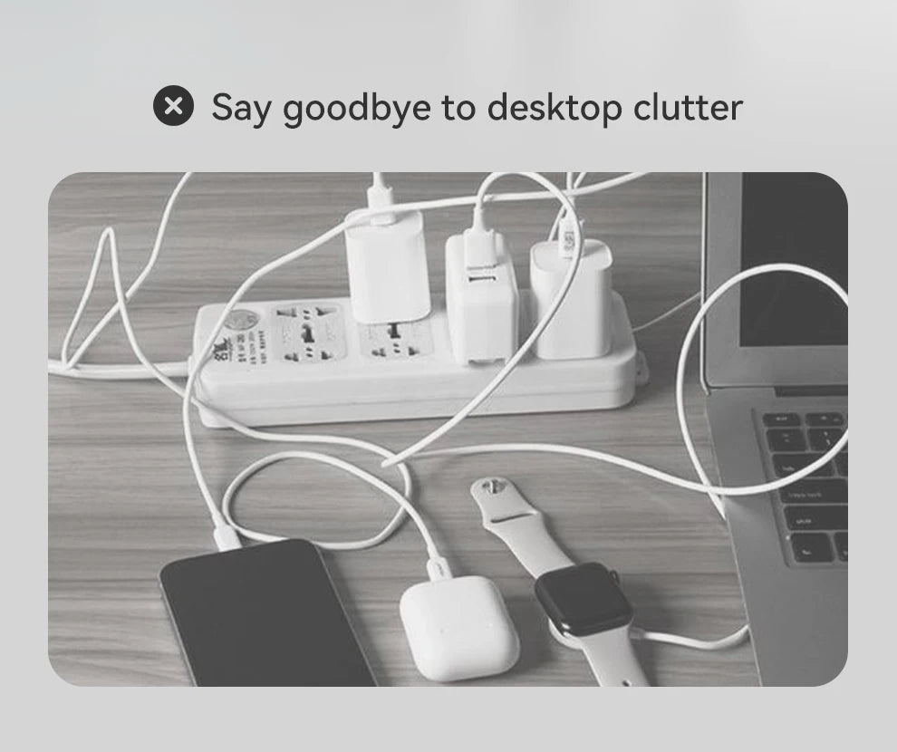 L&B®  - 3-in-1 magnetisches kabelloses Ladegerät