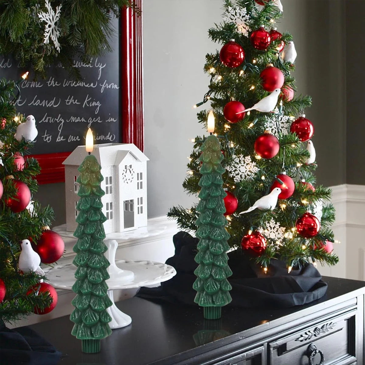 L&B® Luminary LED Paraffin-Tannenkerze