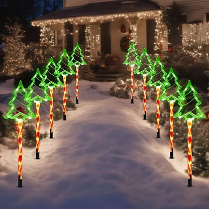 L&B® Solar Christmas Tree Lights - 5 Piece Set