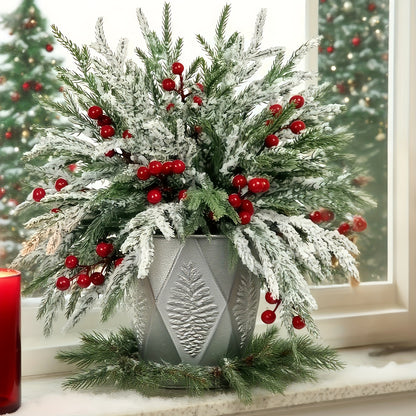 L&amp;B® Schneebedeckte Zweige der Norfolk-Kiefer