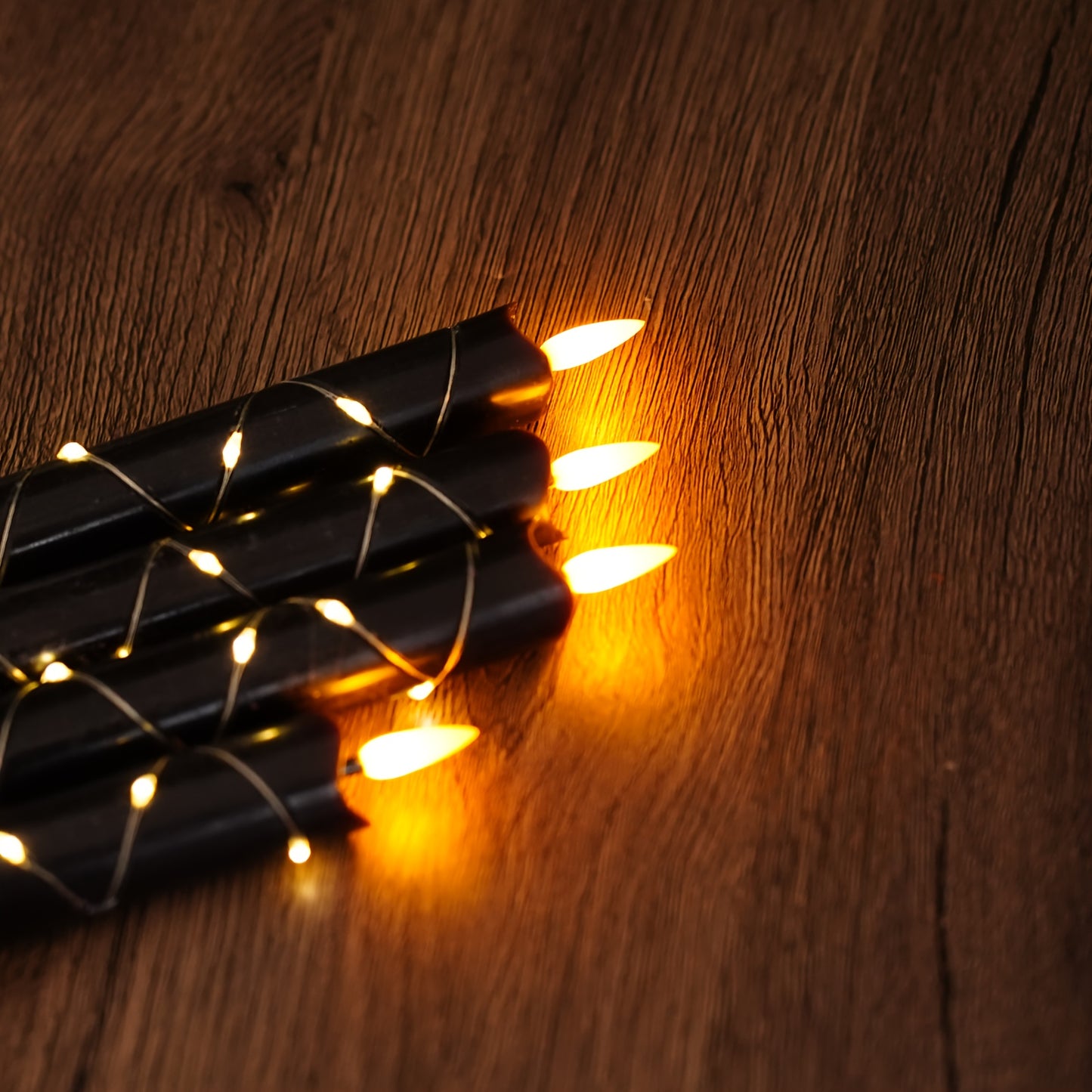 L&B® 6-delige vlamloze kaarsenset met waseffect