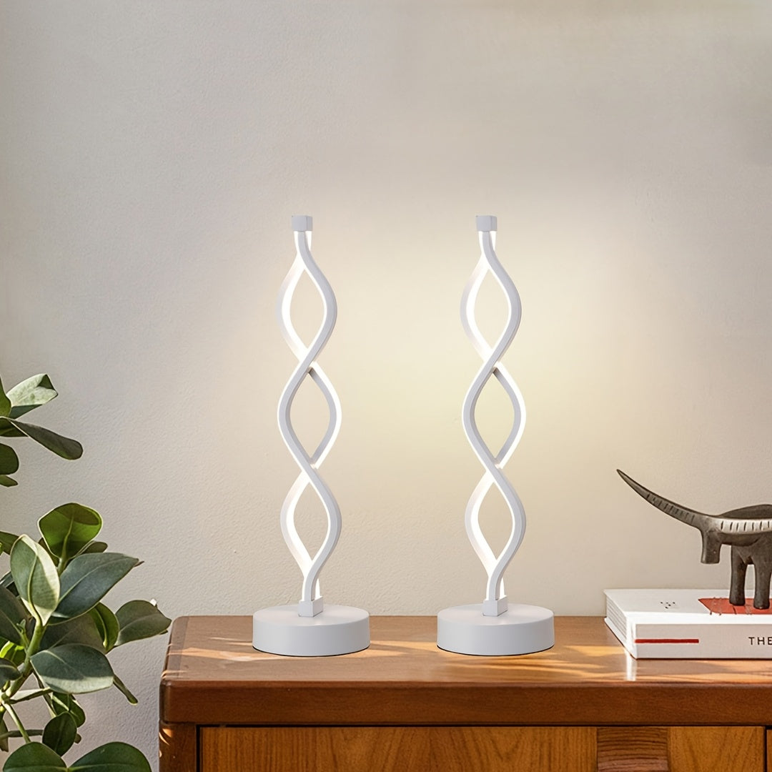L&B® - Retro Spiral LED Lamp