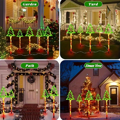 L&B® Solar Christmas Tree Lights - 5 Piece Set