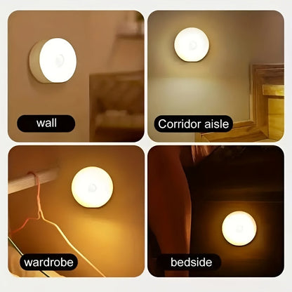 L&B® USB Rechargeable LED Night Light with Motion Sensor