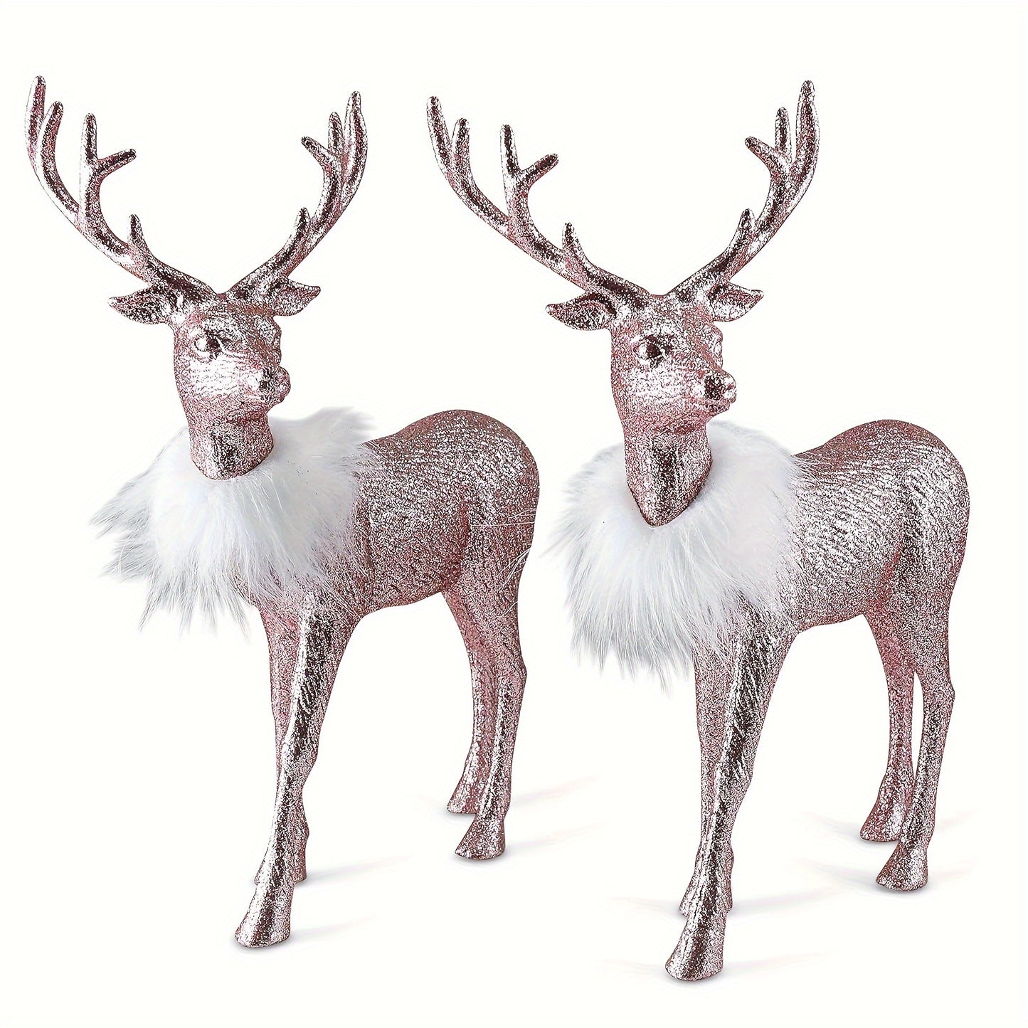 L&B® Christmas Reindeer Ornament Set (2 pcs, 12-inch)