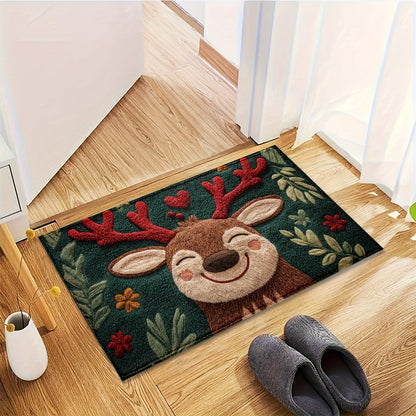 L&B® Cozy Reindeer Holiday Mat