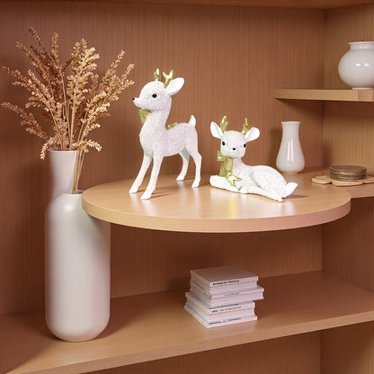 L&B® Kristall-Rentier-Duo 