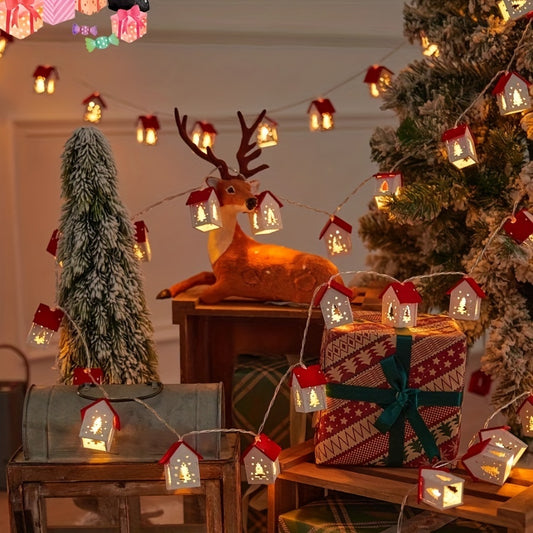 L&B® Red House Fairy Lights