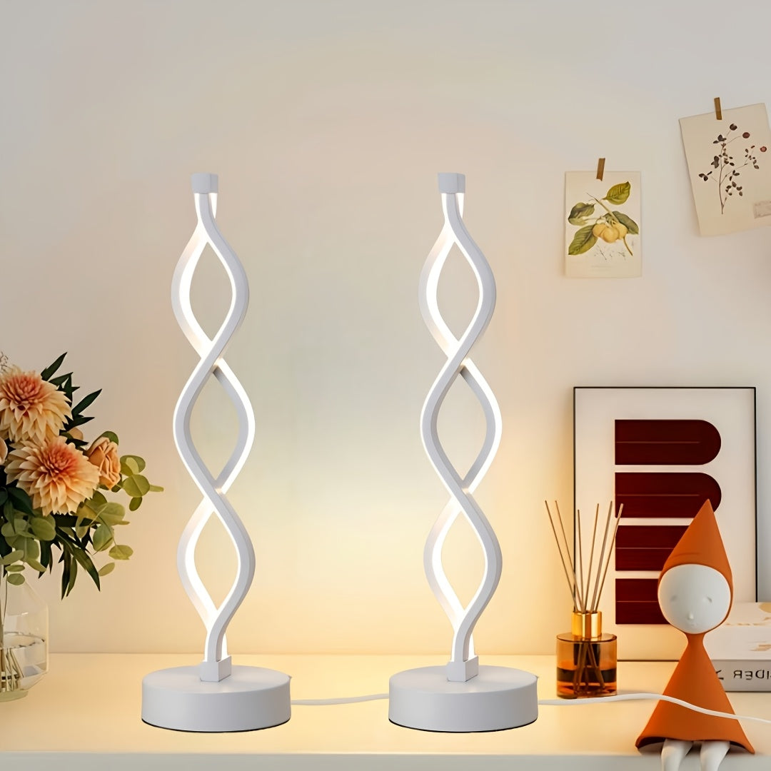 L&B® - Retro Spiral LED Lamp