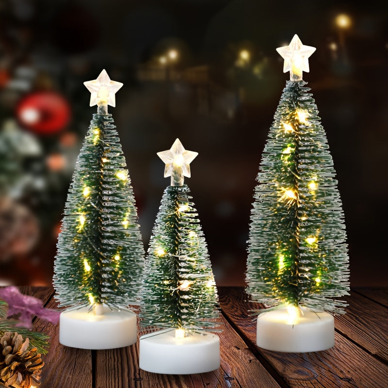L&B® Frosted Glow Kerstboomset (3 stuks)