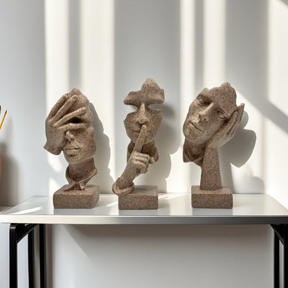 L&B® Abstracte Masker Sculptuurset