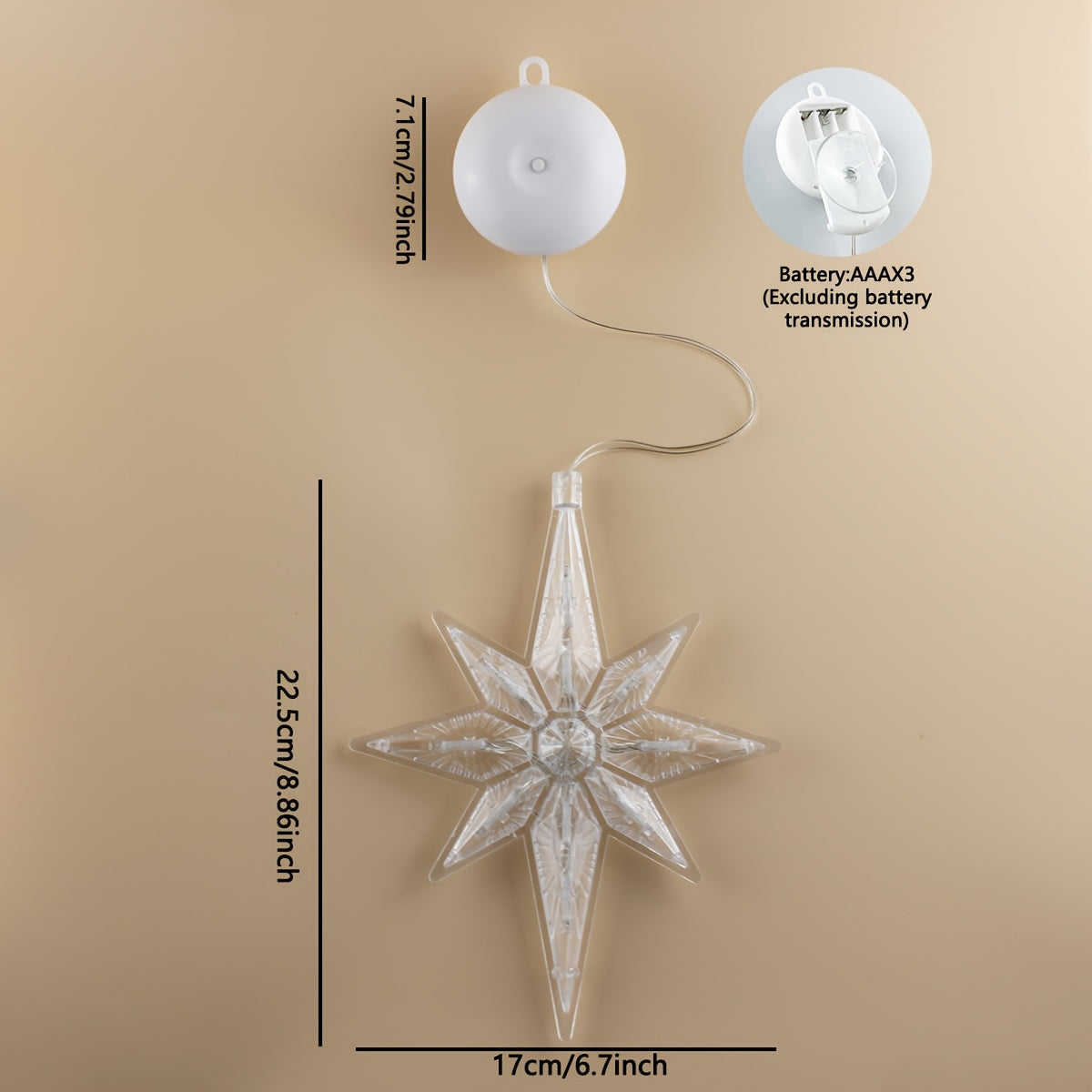 L&B® Polaris Star Raamverlichting
